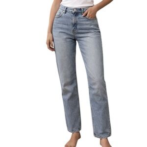 Everlane 90's Cheeky Jean | Light Wash Organic Cotton | Crop 33
